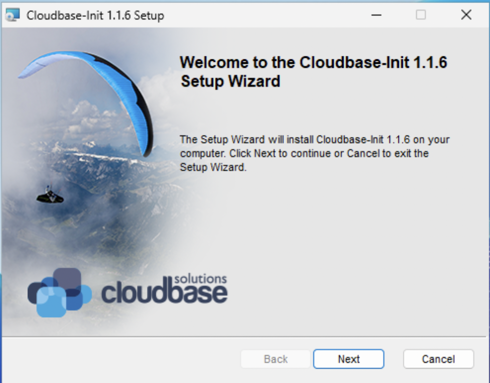 Cloudbase-init Wizard